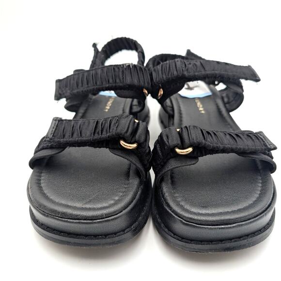 Chinese Laundry Cashy Platform Wedge Sandal Women's Black Size US8M EU38.5 - Picture 12 of 12